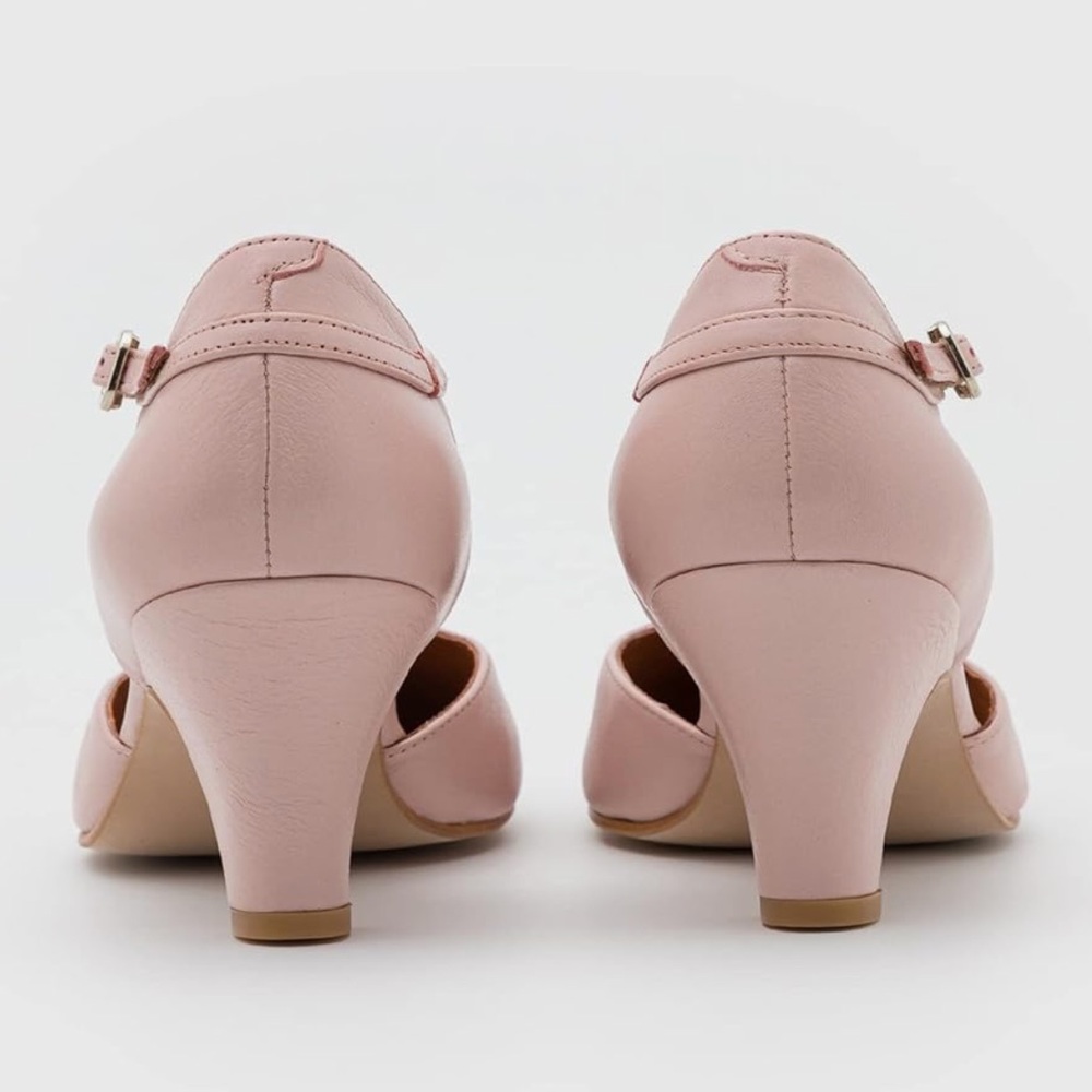 Pink Size 6 Mary Jane T-Strap Round Toe Heels - Picture 9 of 10